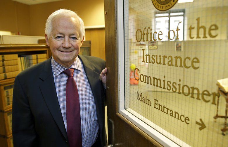 Washington Insurance Commissioner Mike Kreidler poses for a photo, Wednesday, Feb. 8, 2017, in his office at the Capitol in Olympia, Wash. Two bills have been introduced in the Washington state Legislature with the goal of making sure that even if national Republicans and President Donald Trump follow through on their promise to repeal the Obama-era national health care law, that preventative health coverage benefits remain intact in the state. Kreidler said that he supports the measures, but acknowledged that they maybe premature until details of federal-level plans are known. (AP Photo/Ted S. Warren)