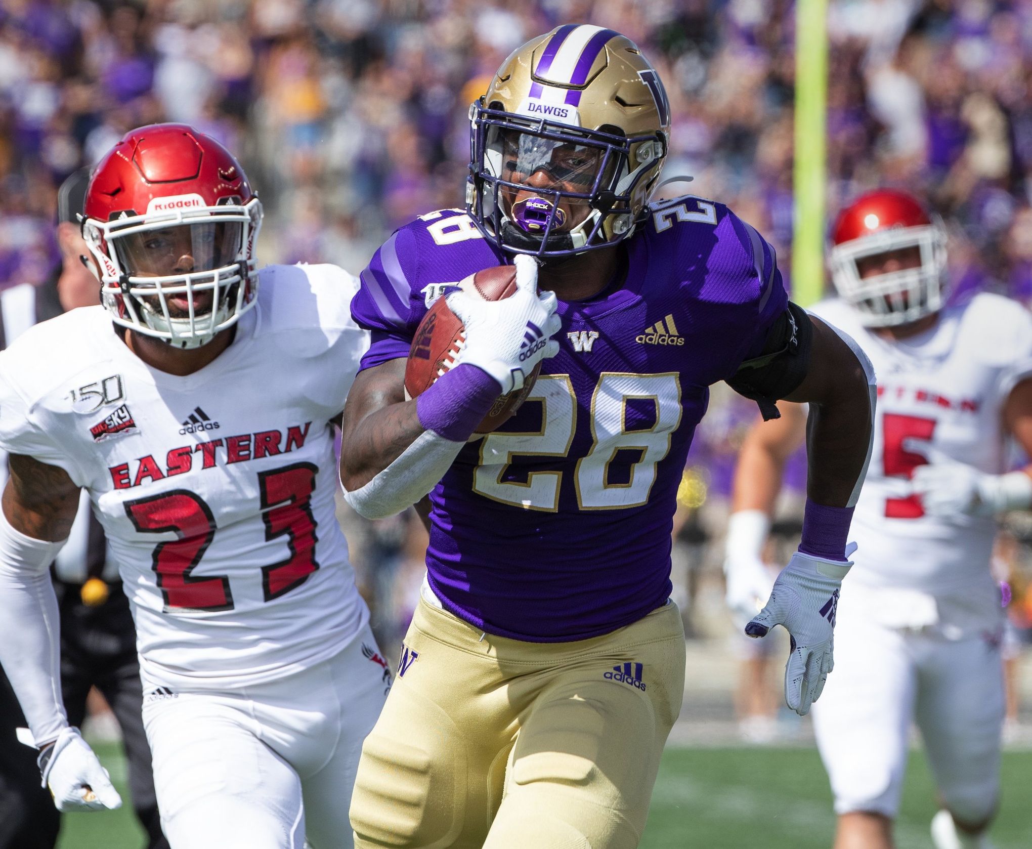 Ex-Husky teammates Jacob Eason, Aaron Fuller looking to make enough plays  to stick around