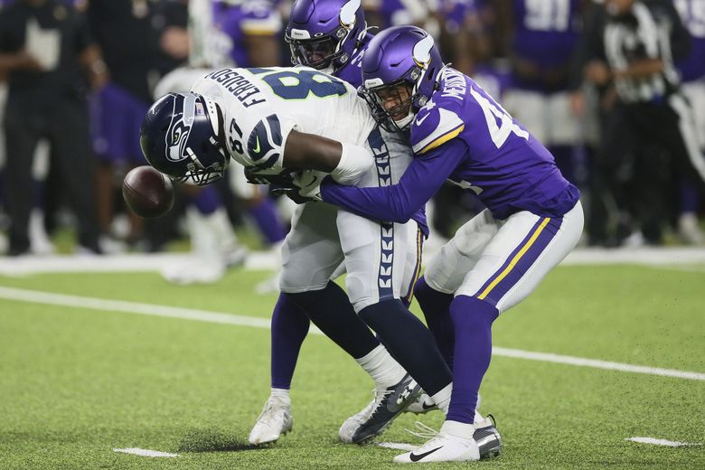 Seattle Seahawks wide receiver Jazz Ferguson (87) makes a 41-yard