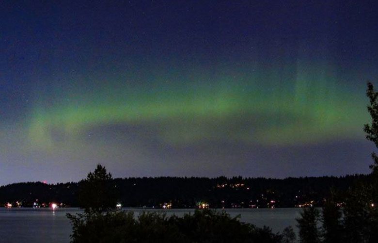 Aurora borealis was visible from Seattle early Monday morning. Miss it