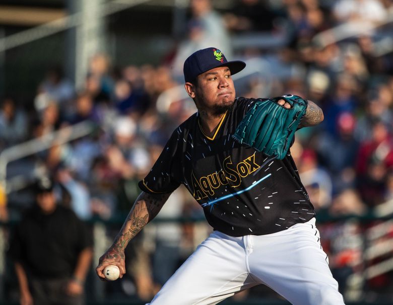 Felix Hernandez's 'King's Court' fan group showed up to his Class-A rehab  start