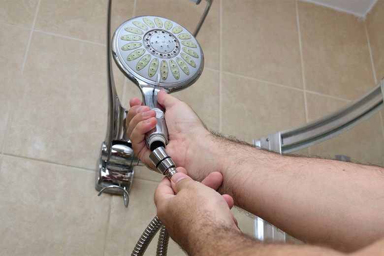 Peel and Stick Tiles Are The Easiest Fix for Ugly Rental Bathrooms