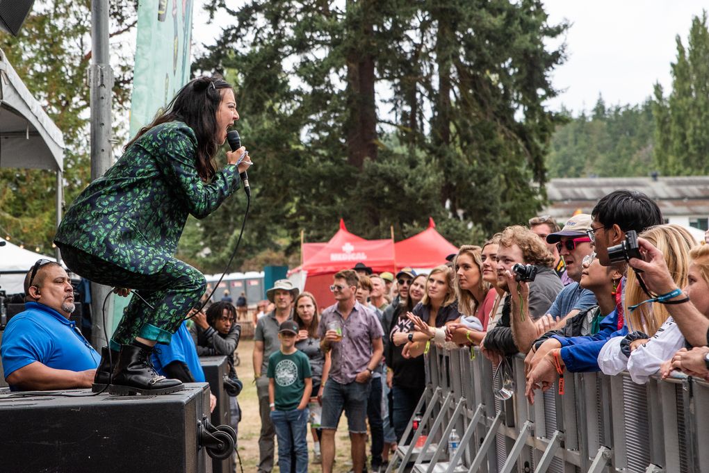 Oregon-raised indie-rocker Japanese Breakfast performs during the inaugural THING festival at Port Townsend’s Fort Worden Historical State Park. (Christine Mitchell / THING)