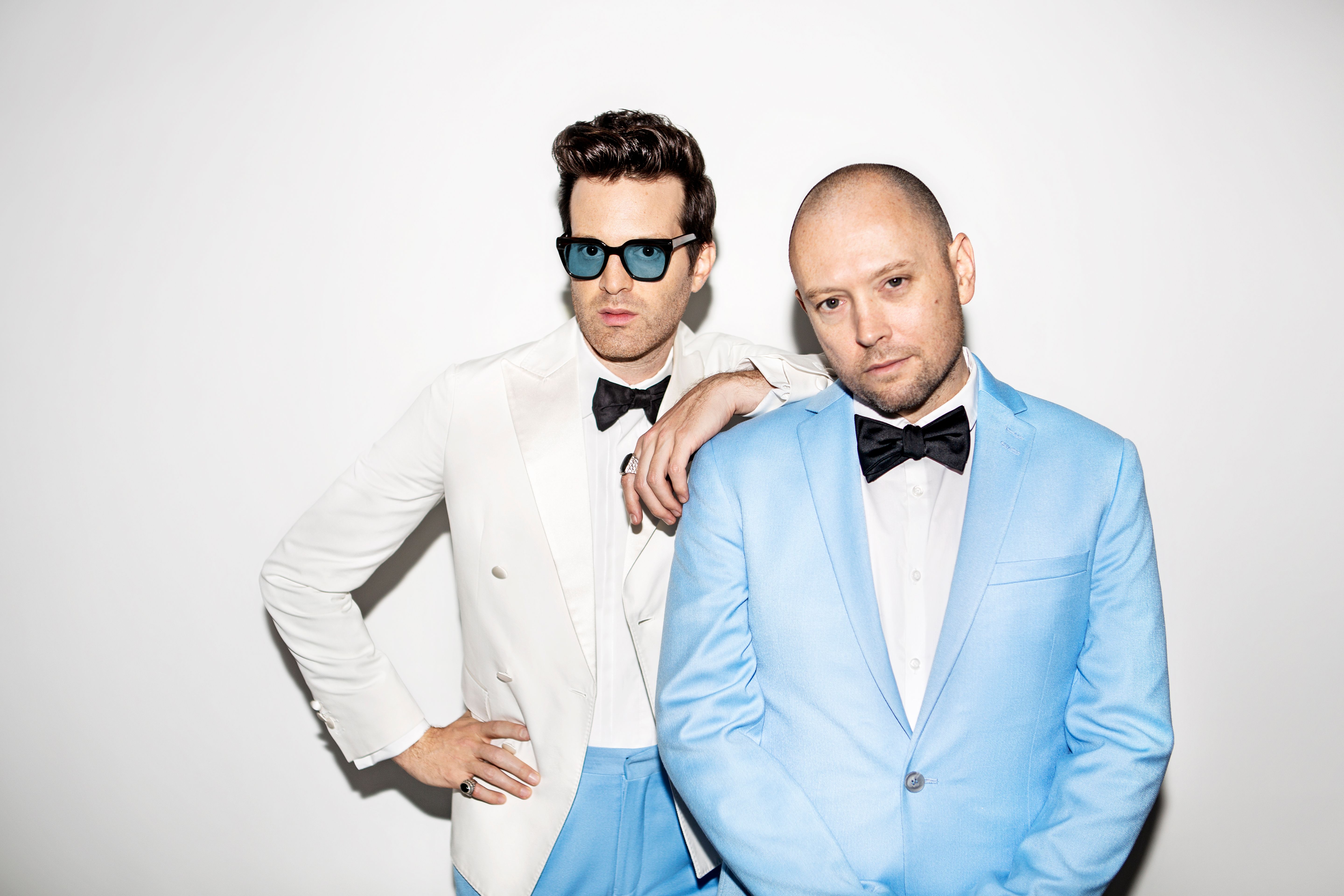 Seattle hip-hop producer Jake One and musician Mayer Hawthorne 