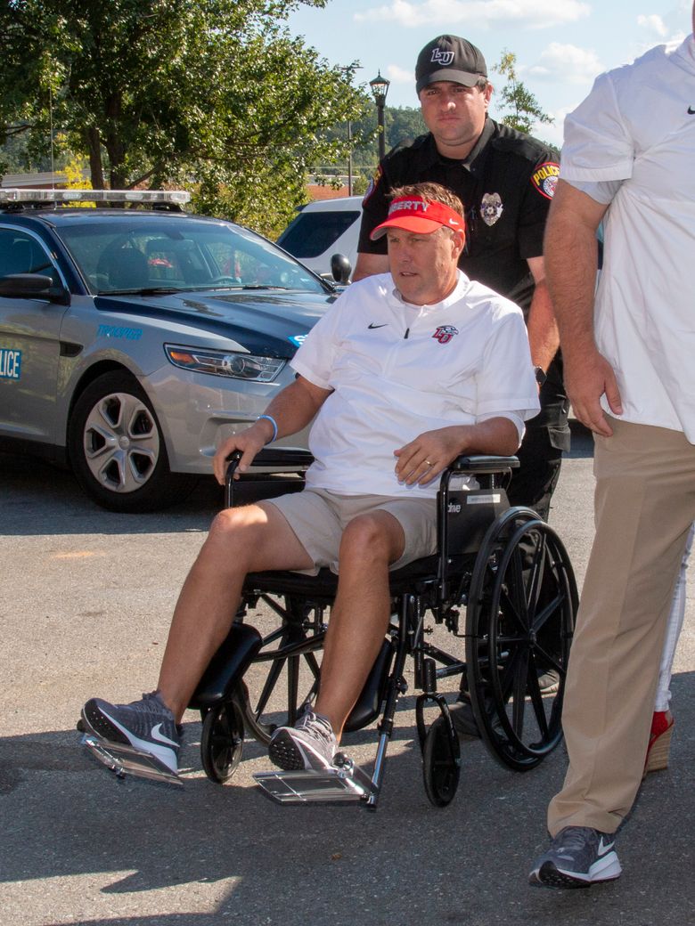Liberty coach Hugh Freeze on mend, awaits OK to travel | The Seattle Times Liberty coach Hugh Freeze on mend, awaits OK to travel | The Seattle Times