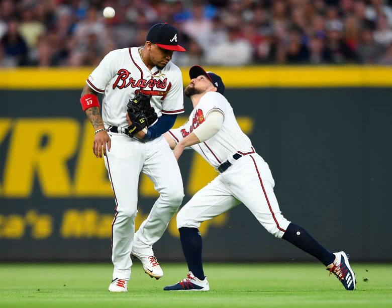 June 14, 2019: Atlanta Braves infielder Ozzie Albies heads to