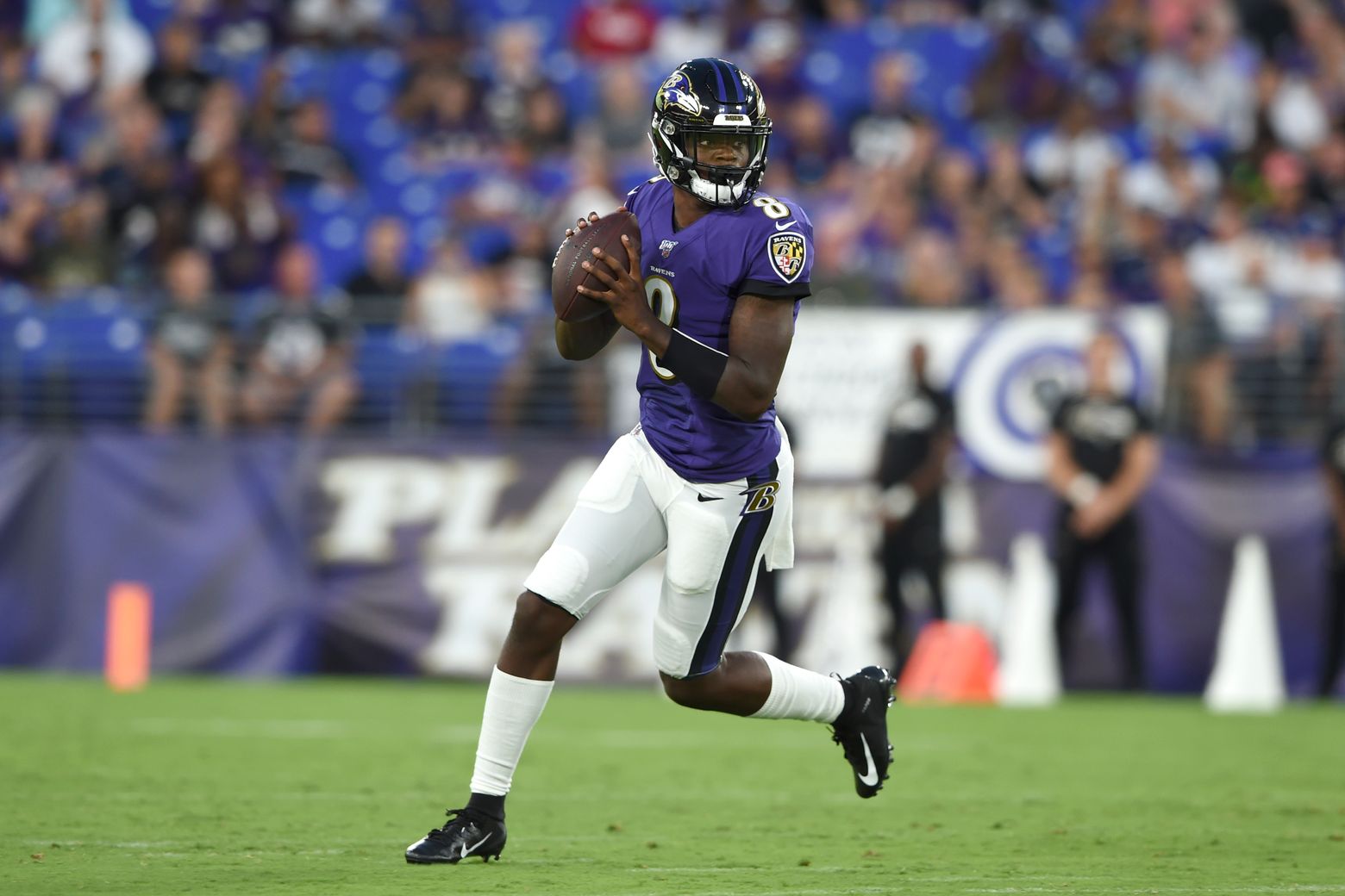 Watch: Lamar Jackson hits Willie Snead for first TD of the preseason