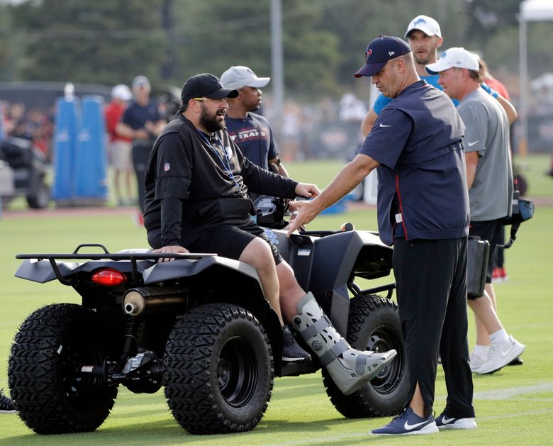 Watson practices with Houston Texans on 1st day of camp - The San