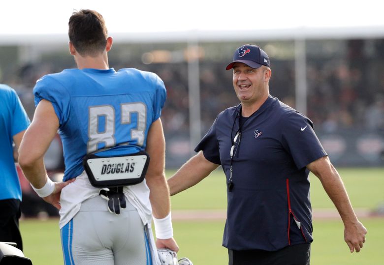 Lions-Texans practice a reunion for Patricia and O'Brien