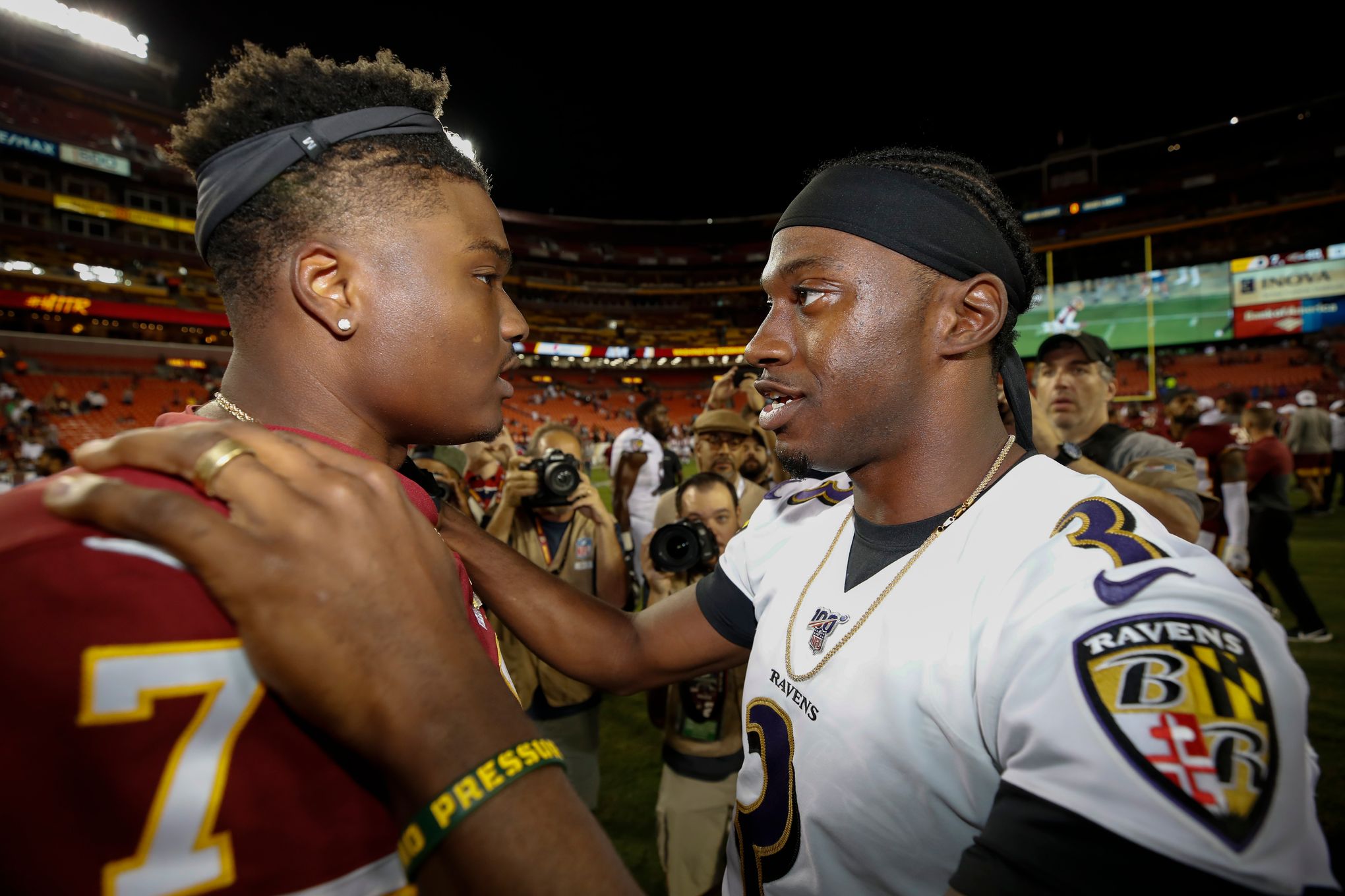 Redskins QB Dwayne Haskins flashes skill vs. Ravens