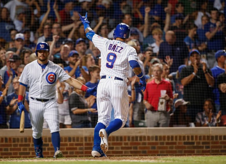 Javier Baez pulled from Cubs game for losing track of outs