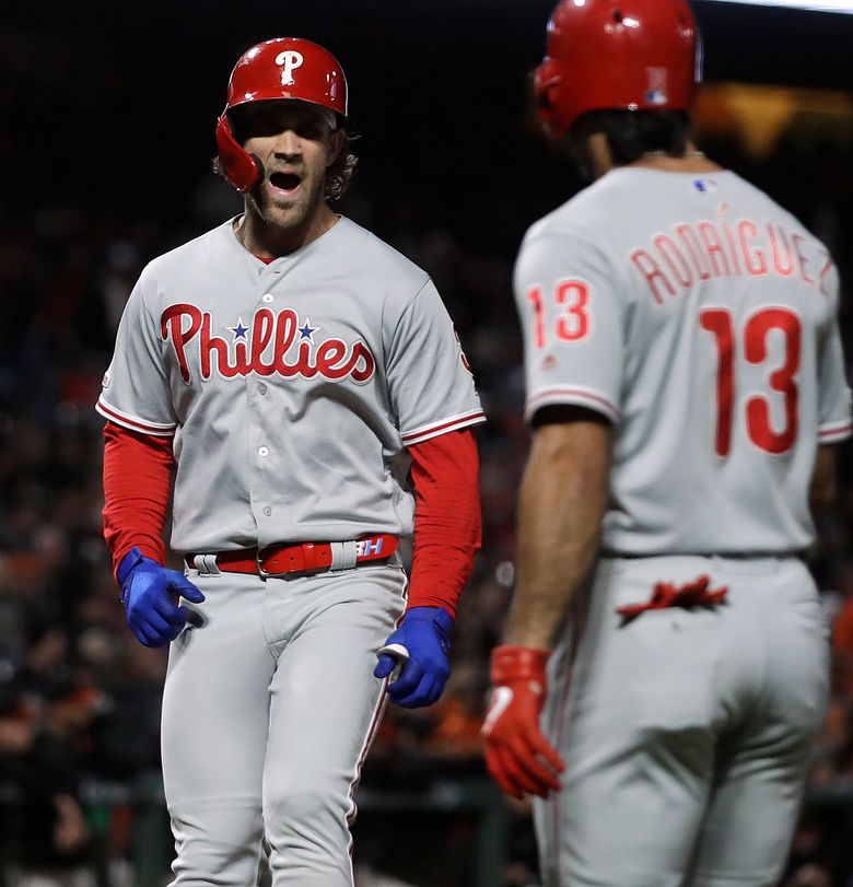 August 09, 2019: Philadelphia Phillies right fielder Bryce Harper