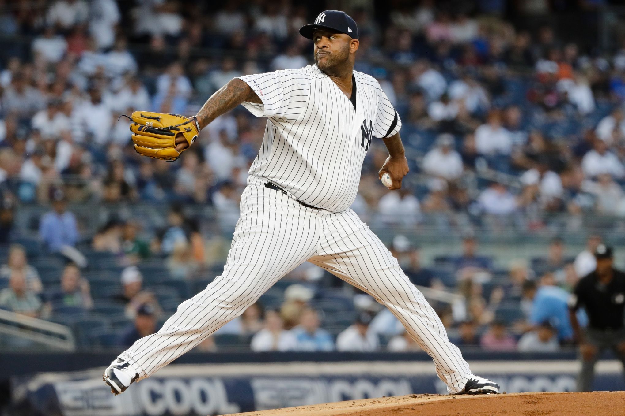 Yankees' CC Sabathia goes on injured list due to knee discomfort, hopes to  return before season ends 