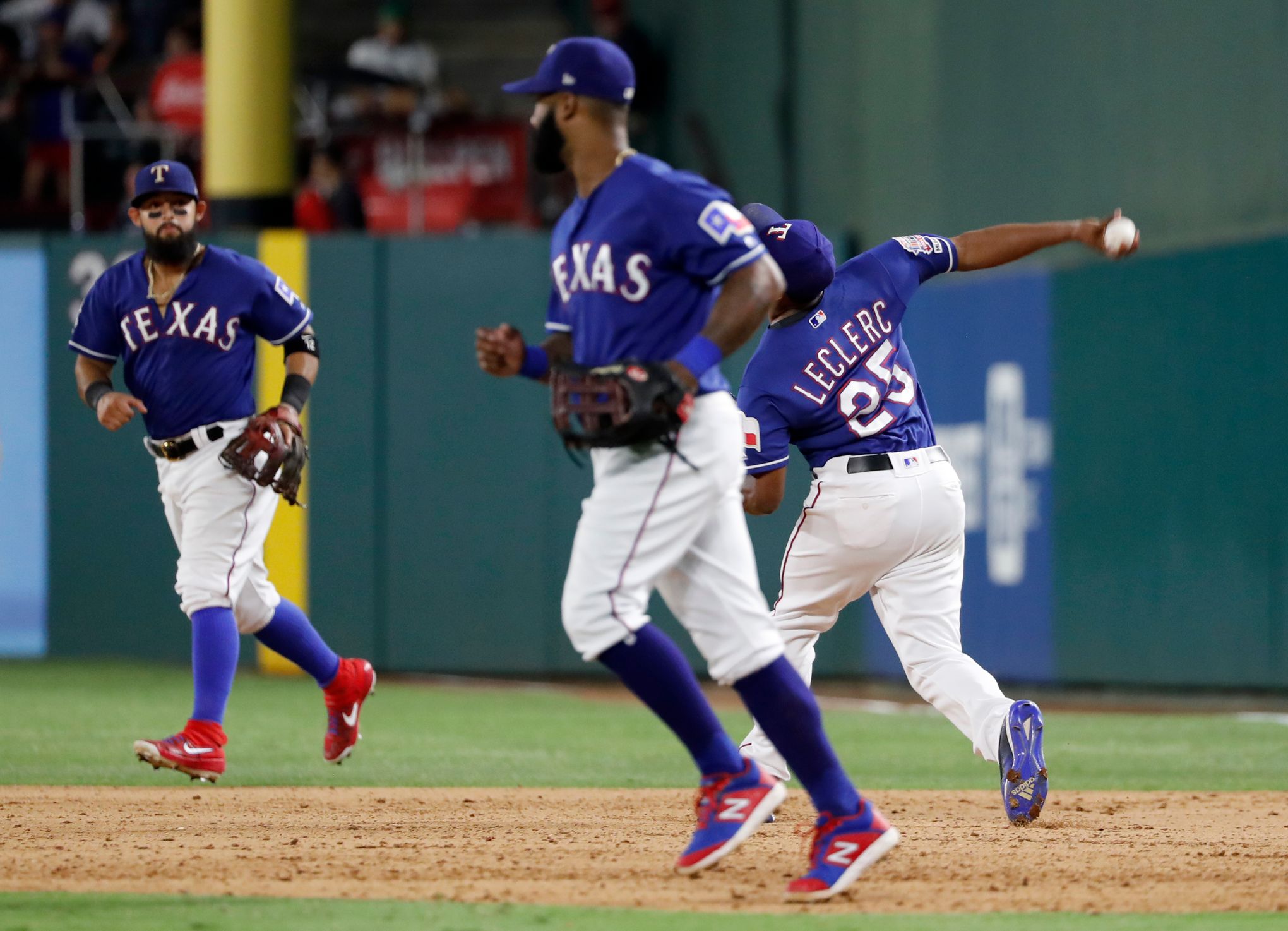 Rougned Odor is on the paternity list. He and his wife welcomed in