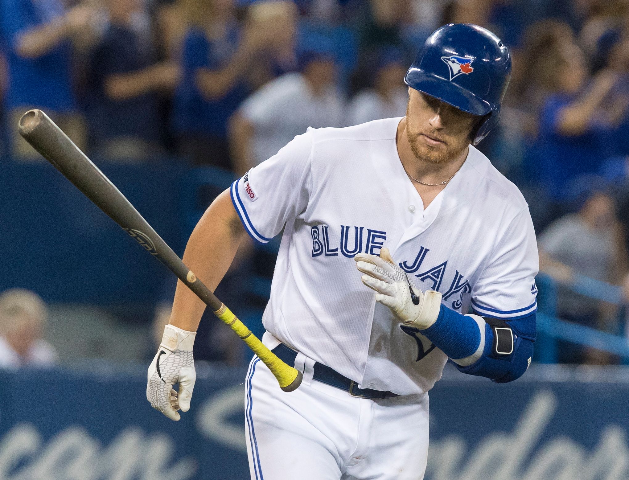 Drury hits first career grand slam, Jays rout Rangers 19-4