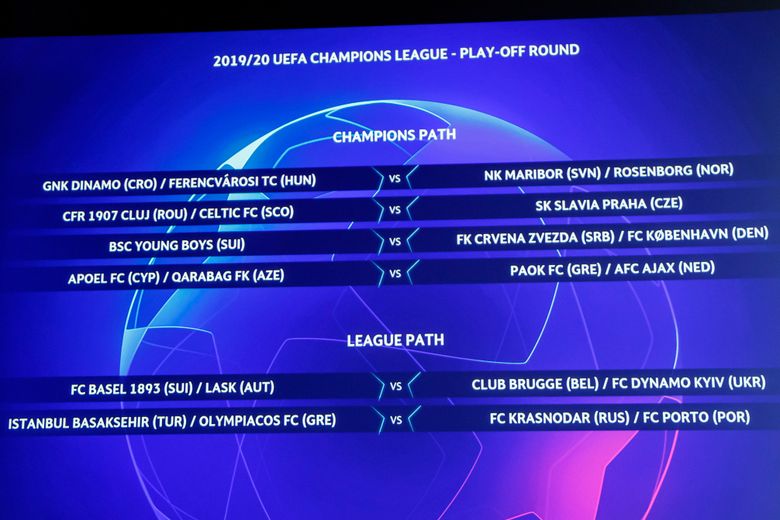 Champions League play-off draw: Ajax would face Apoel or Qarabag