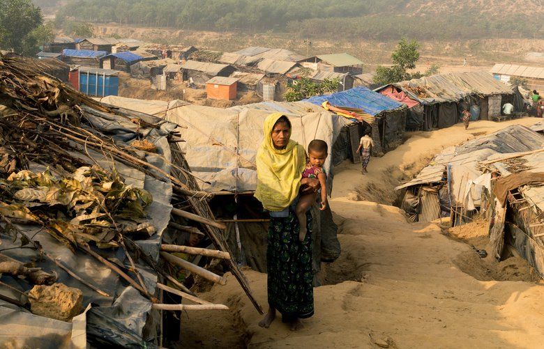 FILE — Rohingya refugees in the Thaingkhali camp in Bangladesh, March 1, 2018. The White House is considering a plan that would effectively bar refugees from most parts of the world from resettling in the United States by cutting back the decades-old program that admits tens of thousands of people each year who are fleeing war, persecution and famine, according to current and former administration officials. (Adriane Ohanesian/The New York Times) XNYT122