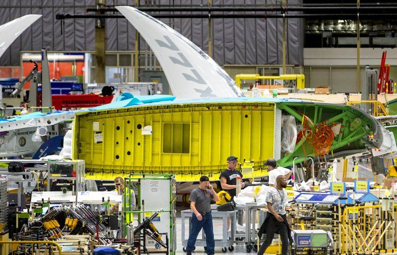 Door blows out during ground test on Boeing 777X jet | The Seattle