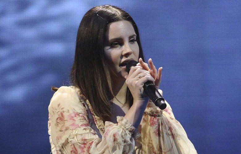 Lana Del Rey performs during the LA to the Moon Tour at Philips Arena on Monday, February 5, 2018, in Atlanta. (Photo by Robb Cohen/Invision/AP) INVW