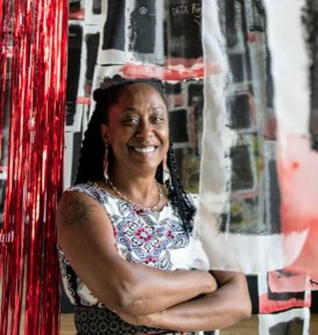 Carol Rashawnna Williams’ works invite the public to explore the topics of race and environmentalism. “If we are going to solve this problem, it’s in relationship to each other,” she says. (Joe Freeman Jr.)