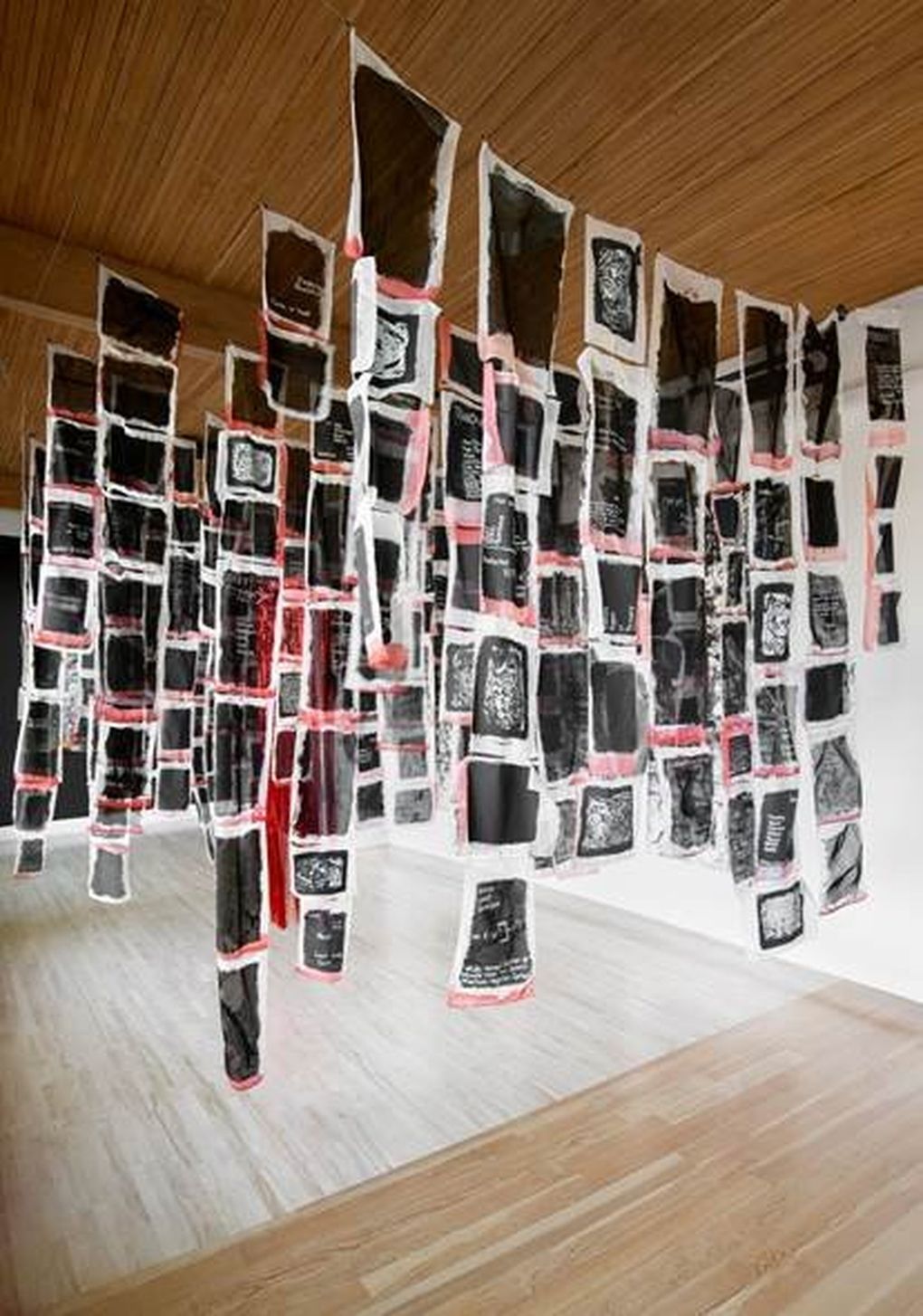 Carol Rashawnna Williams’ “For the Record,” installed at Hedreen Gallery. (Joe Freeman Jr.)