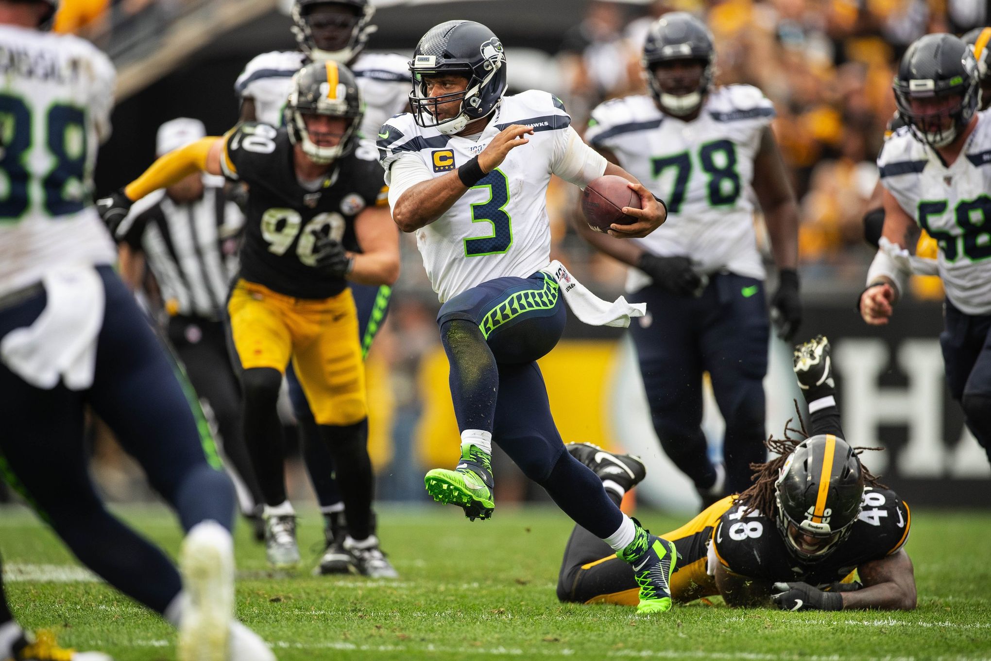 Seahawks at Steelers Game Center  Seattle Seahawks –