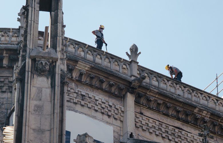 Notre Dame fire spread toxic lead dust across Paris The Seattle Times
