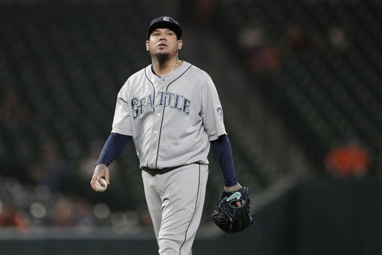 The First Look at Felix Hernandez in a Baltimore Orioles Uniform