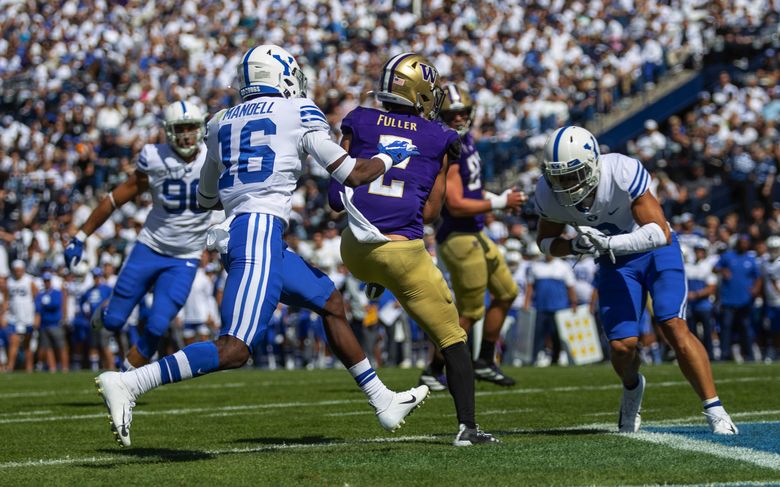 Ex-Husky teammates Jacob Eason, Aaron Fuller looking to make enough plays  to stick around