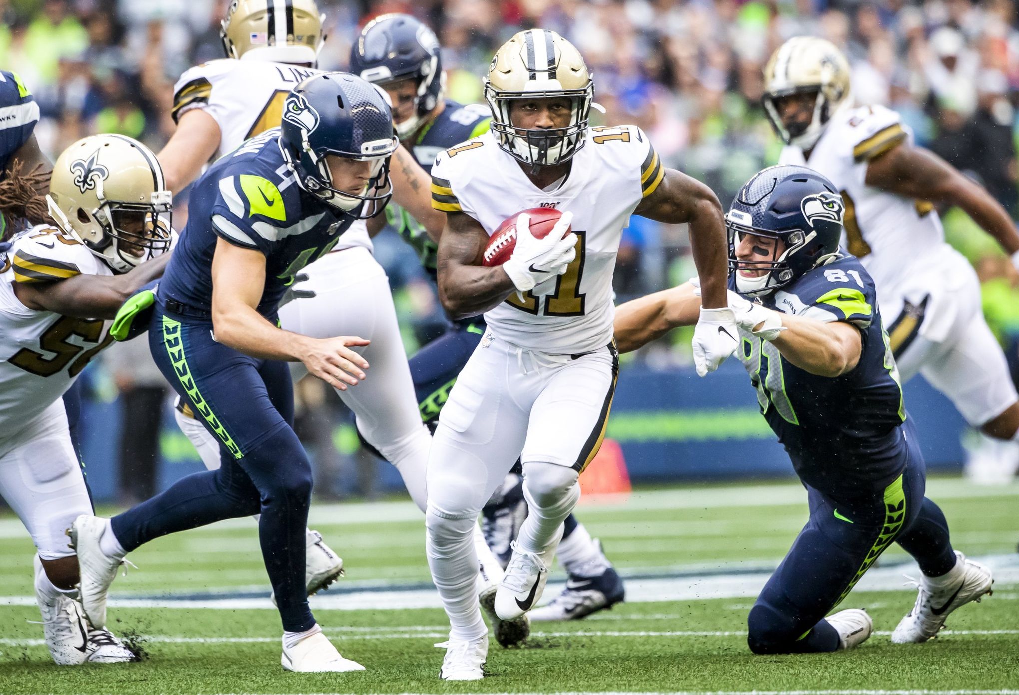 Saints capitalize on Seahawks' mistakes for 13-10 win - The Columbian