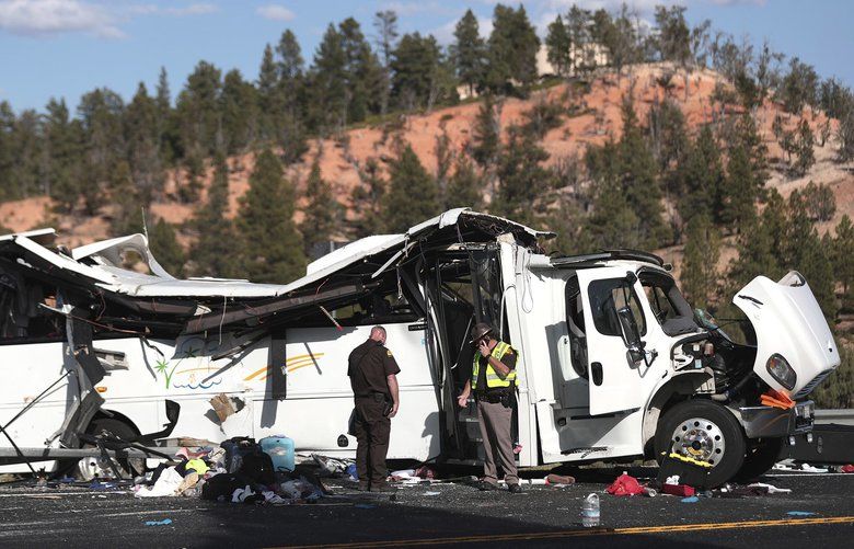Tour bus driver in deadly Utah crash was on 1st trip | The Seattle Times