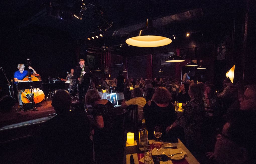The Greta Matassa Quintet, which performed earlier this month at Tula’s Restaurant and Jazz Club, is one of many local acts the club has featured over the years. (Rebekah Welch / The Seattle Times)
