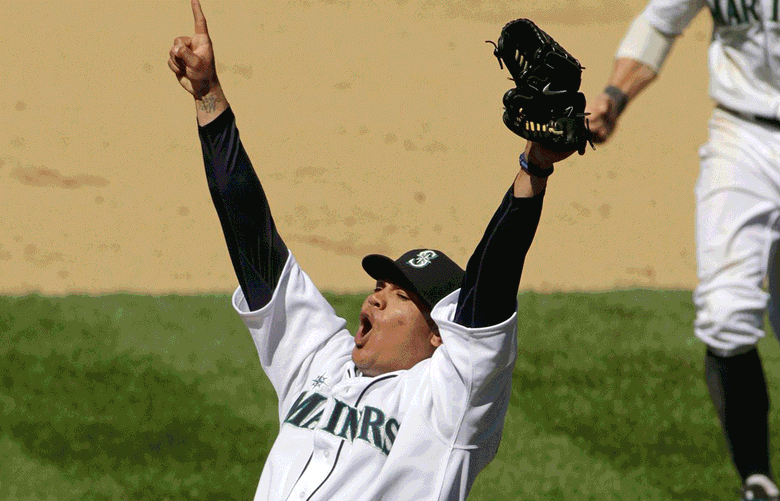 The top moments of Felix Hernandez’s Mariners career. (Seattle Times/AP photos)