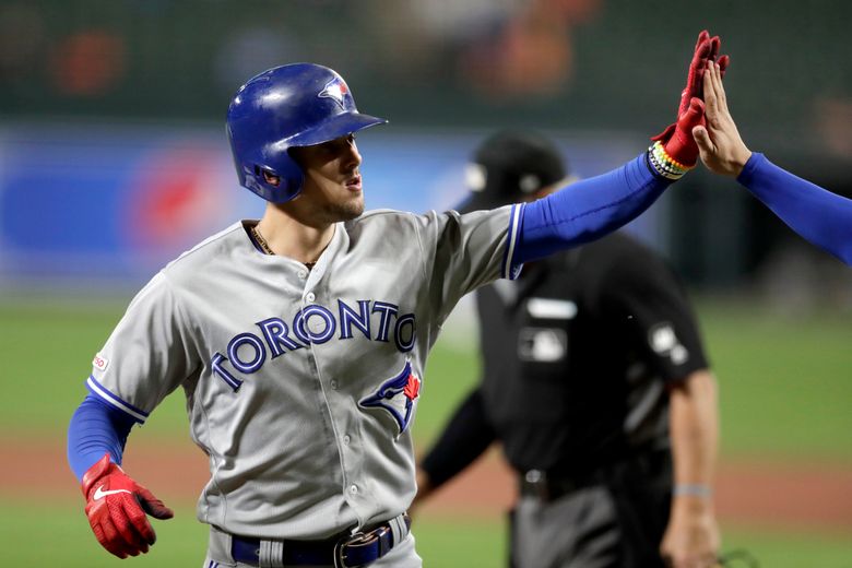 Cavan Biggio hit for cycle, just like dad Craig