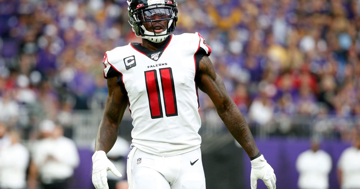 Falcons' wide receiver Julio Jones heads to first Super Bowl