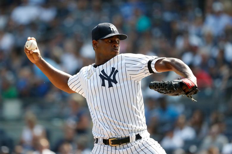 NY Yankees Luis Severino throws complete game, Stanton homers twice