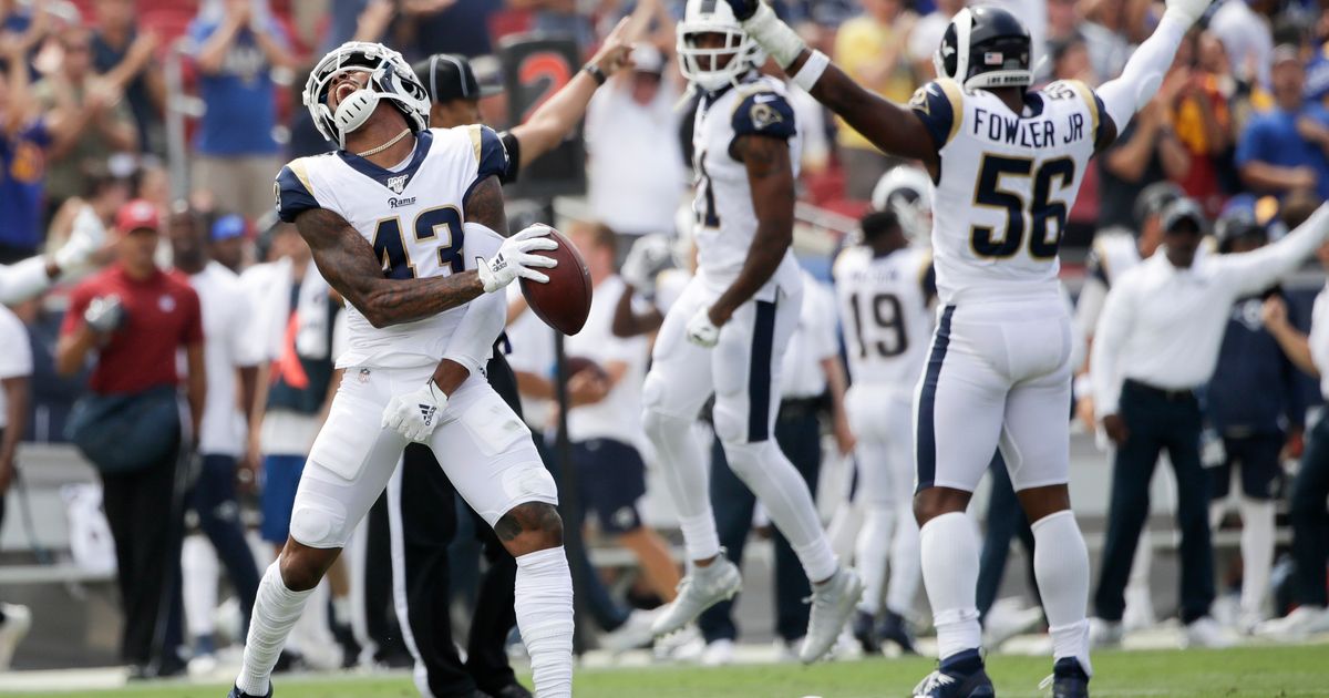 September 15, 2019 Los Angeles Rams strong safety John Johnson III