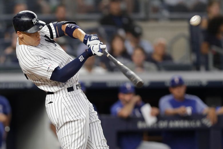 Aaron Judge breaks Joe DiMaggio's rookie home run mark, but Yankees fall