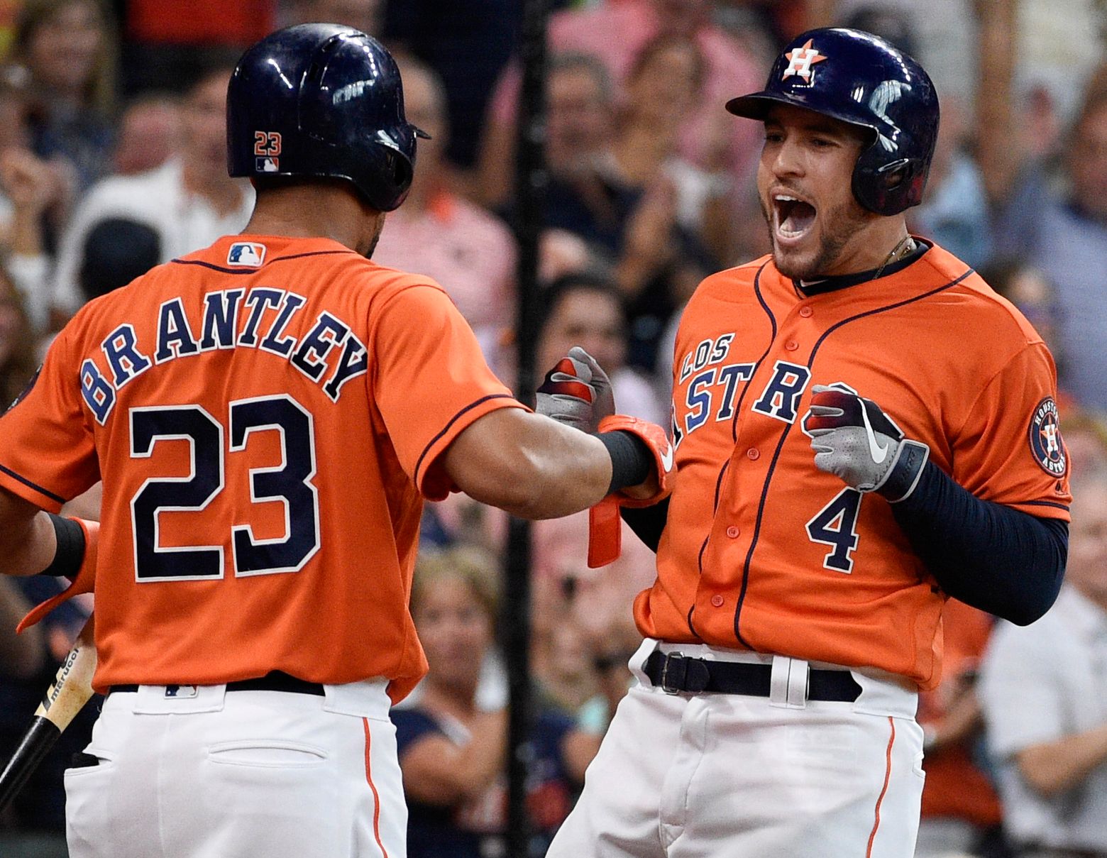 Astros' Springer hit 3 HRs in 1st 4 innings vs Angels