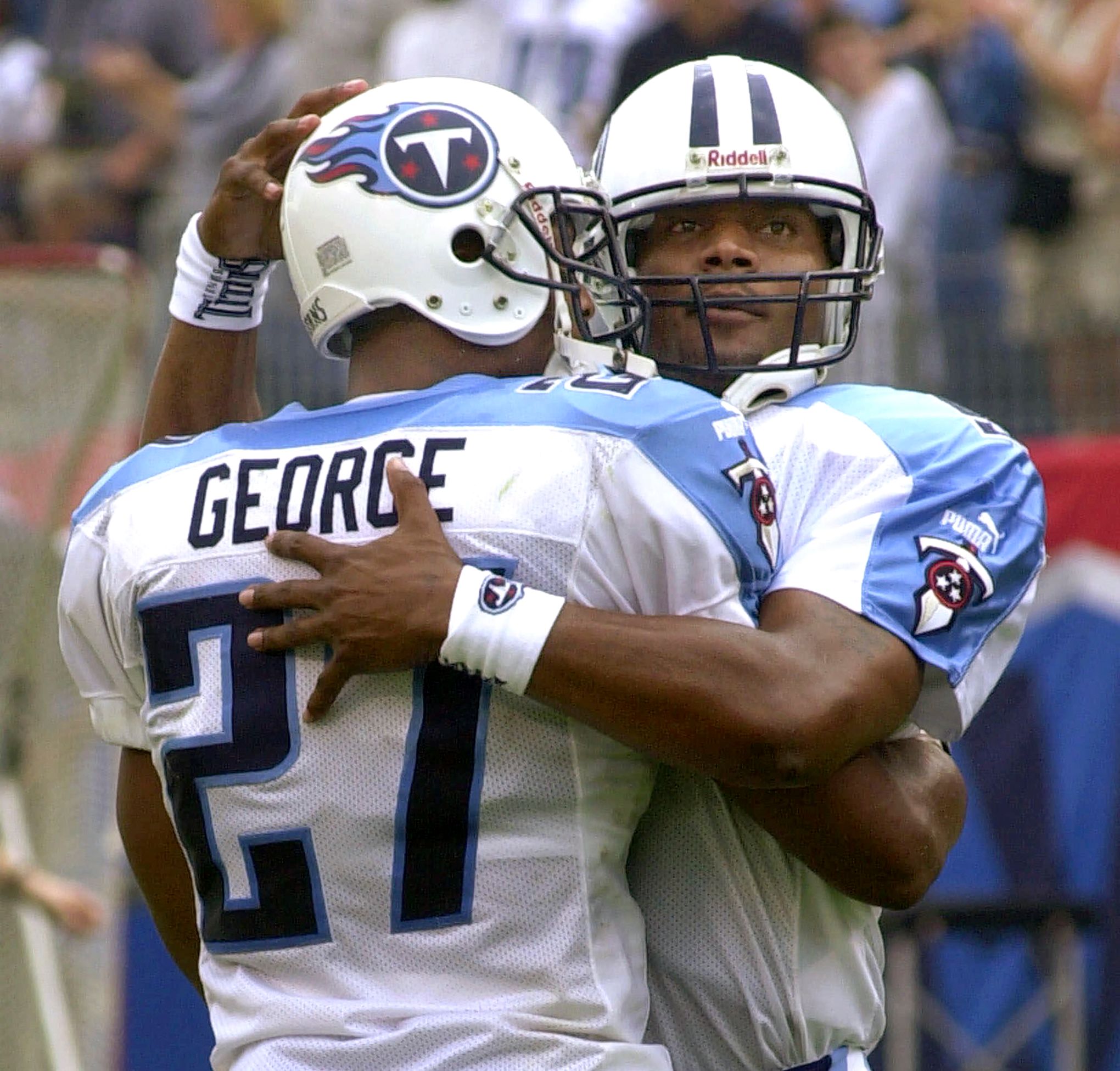 Titans retiring numbers of Eddie George, late Steve McNair