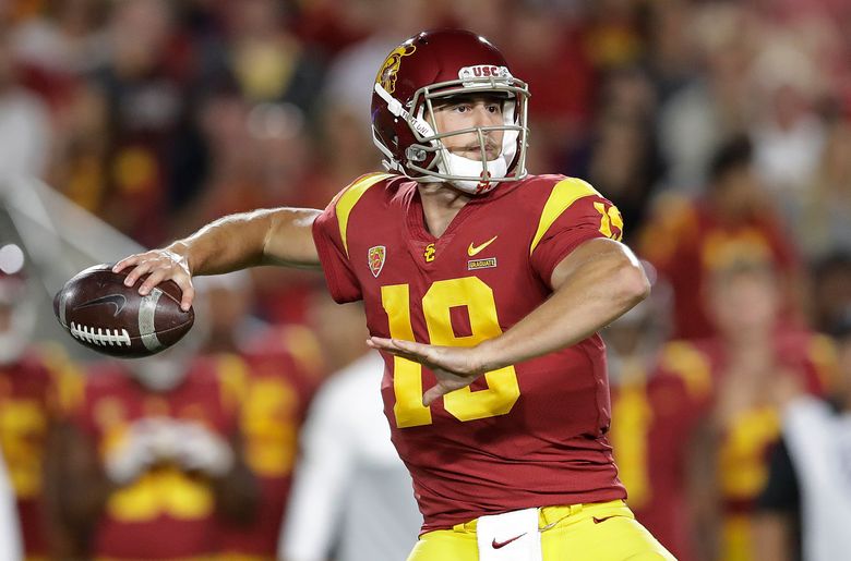 JT Daniels, Amon-Ra St. Brown create freshman connection at USC