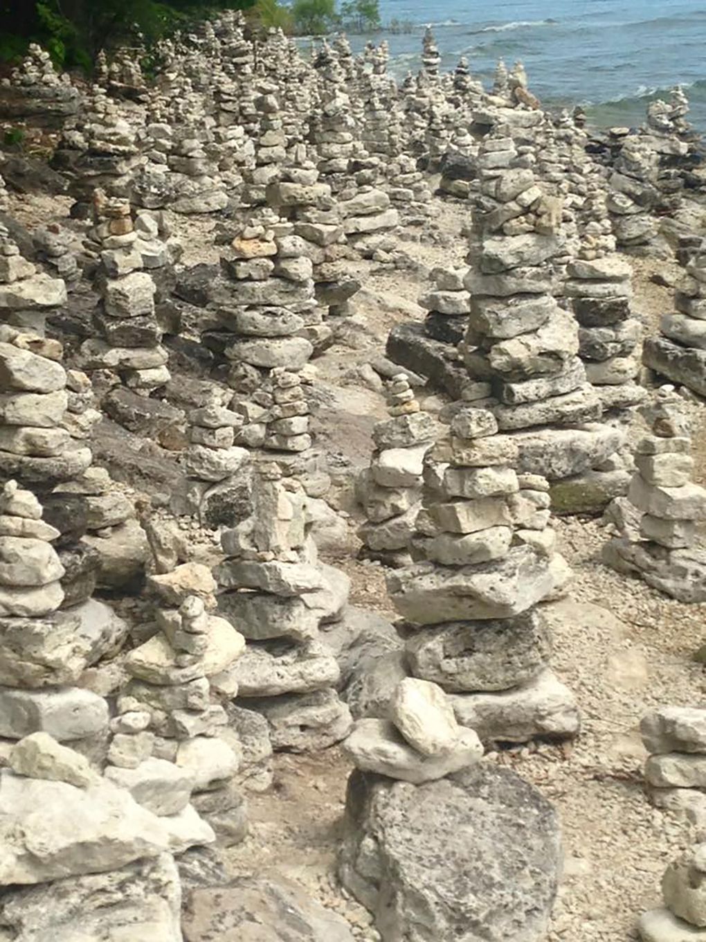 Works of art or monuments to ego? Rock-stacking stirs debate