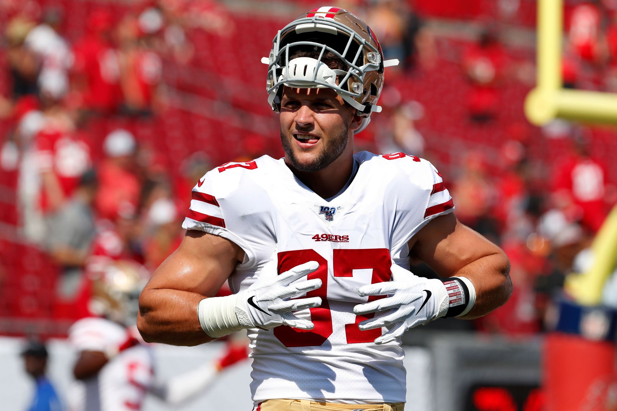 Nick Bosa's recovery could have the 49ers star 'better than his