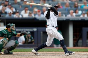 Lifelong Yankee fan Mike Ford walks off NY to sink A's, 5-4