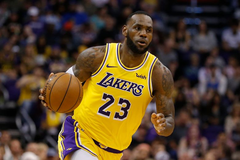 LeBron James and the Lakers, the NBA's biggest sellers of jerseys