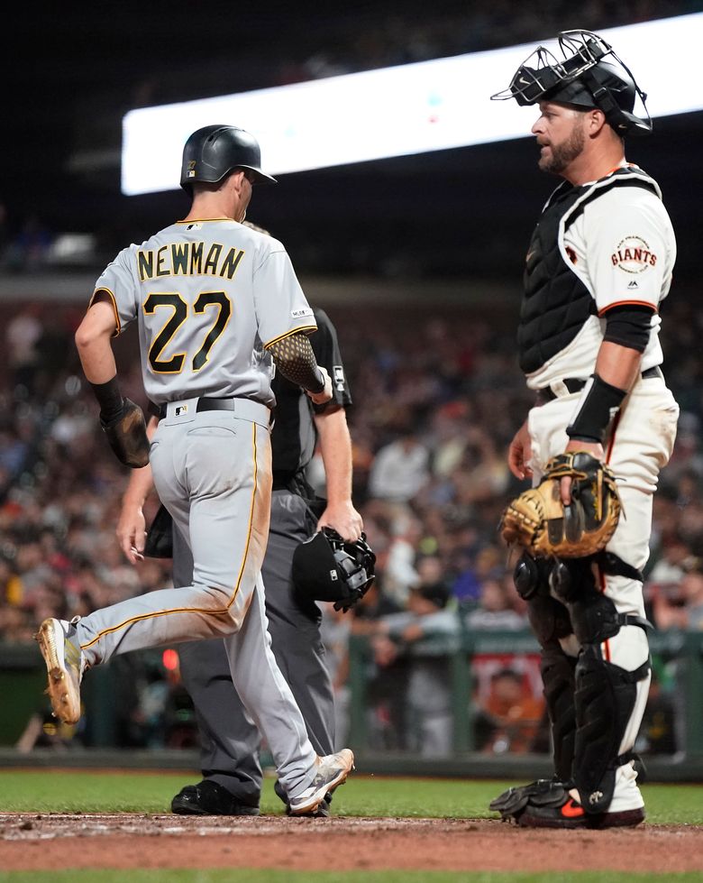 Pittsburgh Pirates pitcher Felipe Vazquez throws to a San