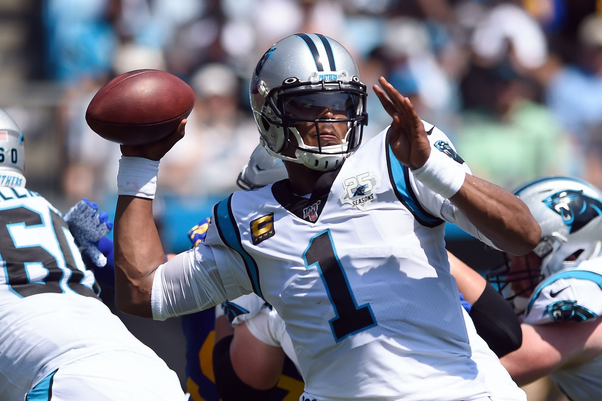 NFL: Panthers quarterback Cam Newton has surgery on throwing shoulder - Los  Angeles Times