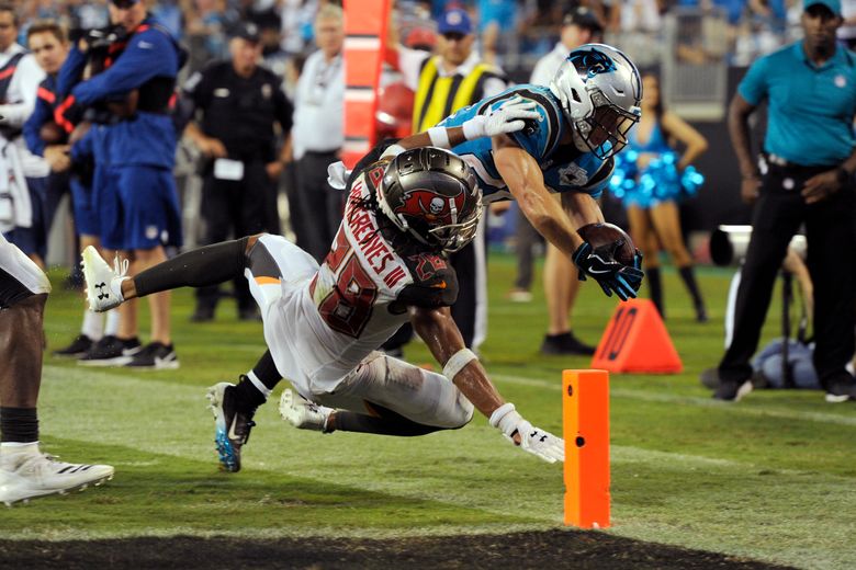 Bucs use goal-line stand to beat Panthers, 20-14 - Salisbury Post