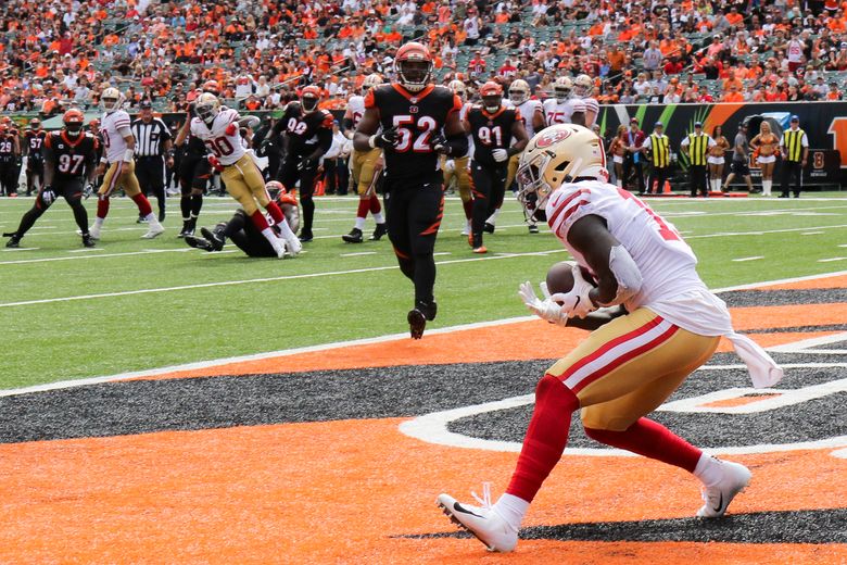 Garoppolo throws 3 TDs, 49ers roll over Bengals 41-17