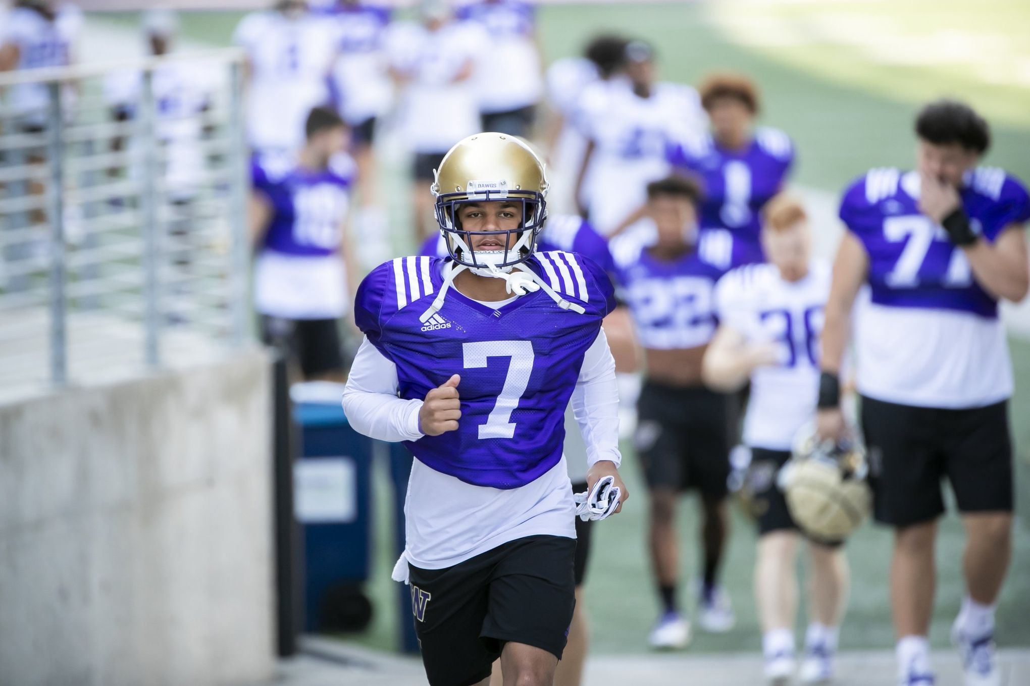 Ex-Husky teammates Jacob Eason, Aaron Fuller looking to make enough plays  to stick around